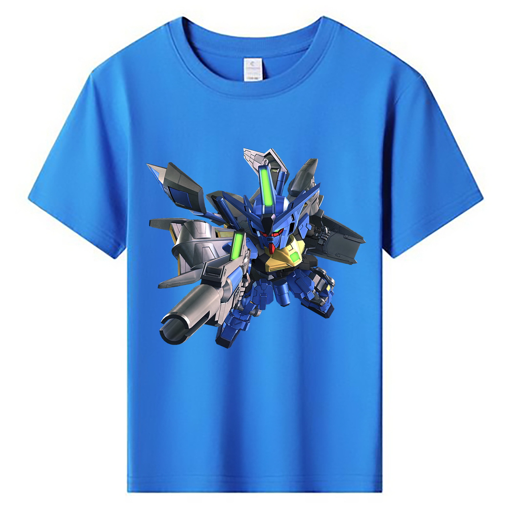 （画像用） 機動戦士ガンダム Mobile Suit Gundam 綿100％キッズTシャツ（フロントプリント）